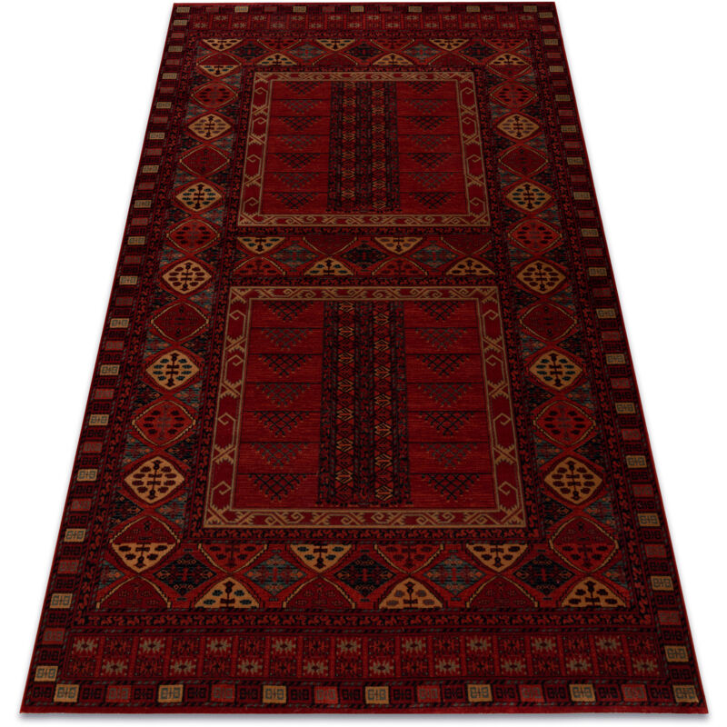 Lot De 8 Appliques Crochet Pour Tapis En Laine Marron Et Bordeaux Foncé - Neuf