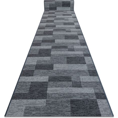 TAPIS DE COULOIR  antidérapant ICONA gris 67cm gray 67x220 cm (1/5)