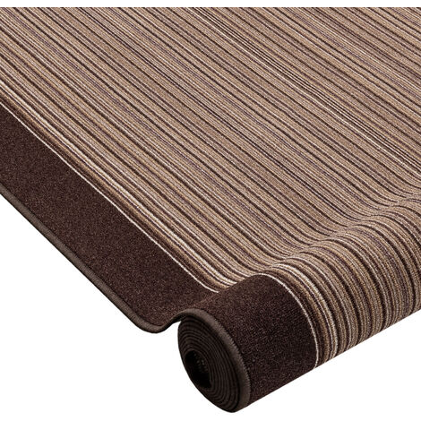 ZVEZVI Tapis de couloir et de cuisine antidérapant lavable - Motif géométrique - Marron et gris - 40 x 120 cm - Multicolore - Moderne - Antidérapant - Lavable - Vintage ZVEZVI Tapis de couloir et de cuisine antidérapant lavable - Motif géométrique - Marron et gris - 40 x 120 cm - Multicolore - Moderne - Antidérapant - Lavable - Vintage