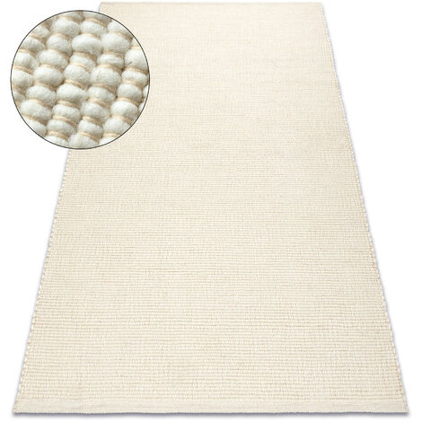 Tapis NEPAL 2100 naturel, crème - laine, double face beige 120x170 cm (1/5)