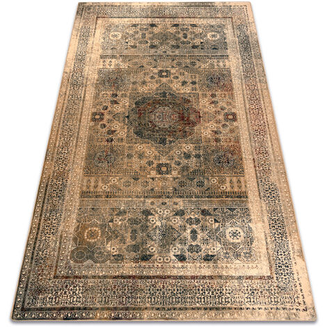 Tapis en laine SUPERIOR MAMLUK oriental vintage crème beige 135x200 cm (1/5)
