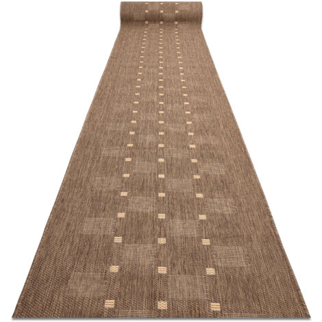 TAPIS DE COULOIR SIZAL FLOORLUX modèle 20079 café / mais 70 cm beige 70x140 cm (1/5)