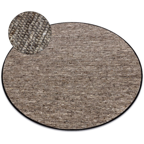 Tapis NEPAL 2100 cercle stone, grigio - laine, double face grey cercle 160 cm (1/5)