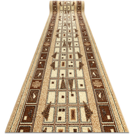 TAPIS DE COULOIR BCF JETTA DZETA beige 64 cm beige 64x120 cm (1/5)