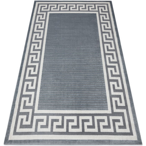 Tapis PEARL 51327F gris - Cadre, exclusivité grecque, structurel grey 192x290 cm (1/5)