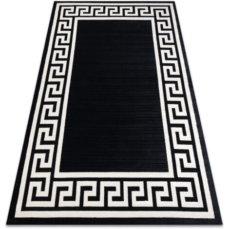Tapis PEARL 51327H noir - Cadre, exclusivité grecque, structurel black 192x290 cm (1/5)
