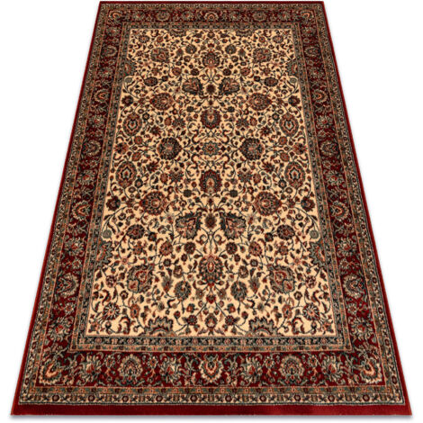 Tapis en laine KASHQAI 4362 102 ornement beige / bordeaux beige 80x160 cm (1/5)