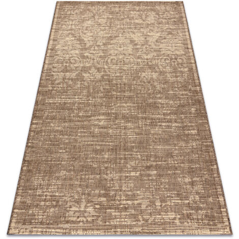 TAPIS EN CORDE SIZAL FLOORLUX 20211 café / naturel beige 60x110 cm (1/5)