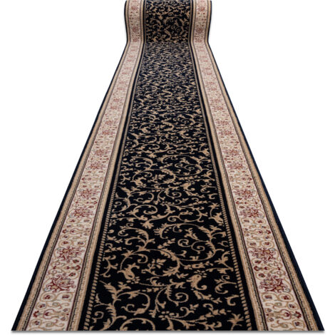 Tapis de course en laine NAIN Ornement 2904 51011 beige / bleu foncé 100cm orange 100x950 cm (1/5)