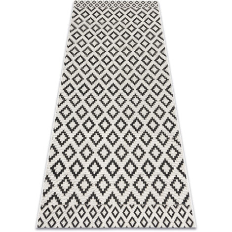 Tapis SIZAL FLAT 49361960 Losangos crème / noir black 80x150 cm (1/5)