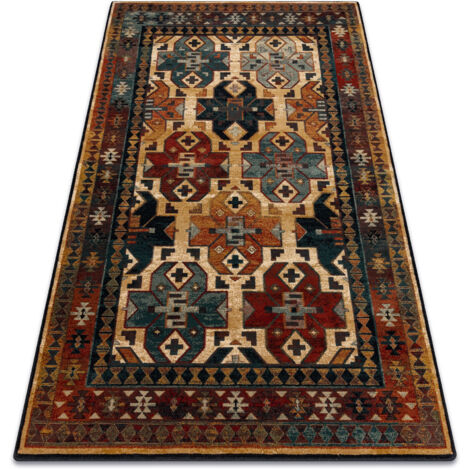 Tapis en laine OMEGA ROHAN rubis clair multicolour 100x150 cm (1/5)