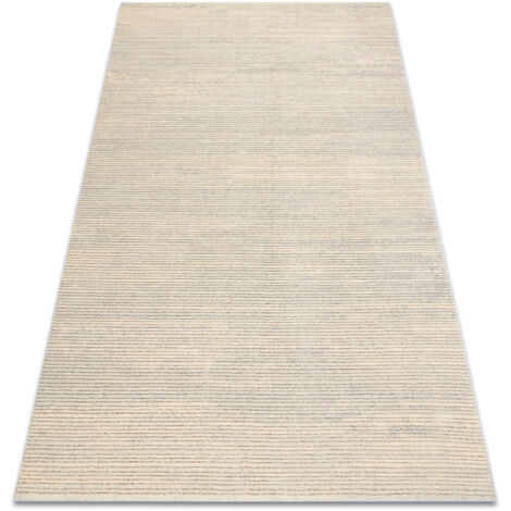 Moquette en laine FLUX 461.93.AE120 OSTA - Lignes, structurelle, loft crème / gris beige 160x230 cm (1/5)