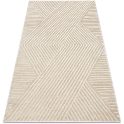 Tapis BALANCE 1503 taupe - Géométrique, structurel, glamour beige 240x330 cm