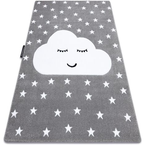 Cloudy tapis 300x200 cm laine gris.