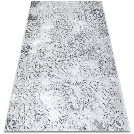 Tapis MEFE moderne 8724 Ornement vintage - Structural deux niveaux de molleton gris grey 80x150 cm (1/5)