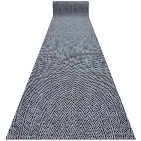 Paillasson antidérapant pour les mètres courants 200 cm MAGNUS 2954 Zigzag extérieur, intérieur gris grey 200x360 cm (1/5)