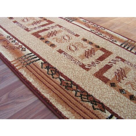 Tapis De Couloir KARMEL FRYZ - SAKA Beige 100 Cm 100x950 Cm