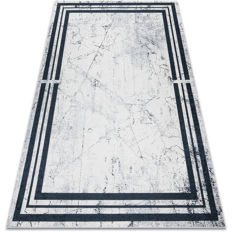 Tapis lavable ANDRE 1173 mosaïque, géométrique antidérapant