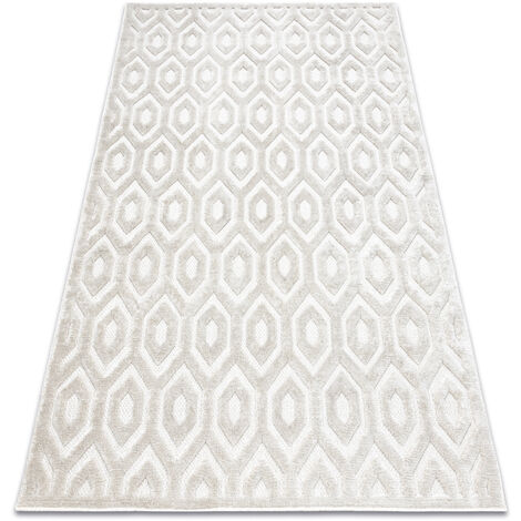 Tapis SANTO SIZAL 58380 hexagone beige beige 80x150 cm (1/5)