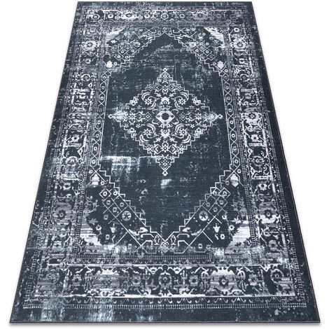 Tapis ANTIKA 117 tek, ornement moderne, lavable - gris / graphite grey 160x220 cm (1/5)