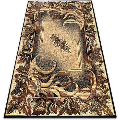 BCF Tapis Morad LIŚĆ Feuilles Agawa classique - beige beige 60x110 cm (1/5)