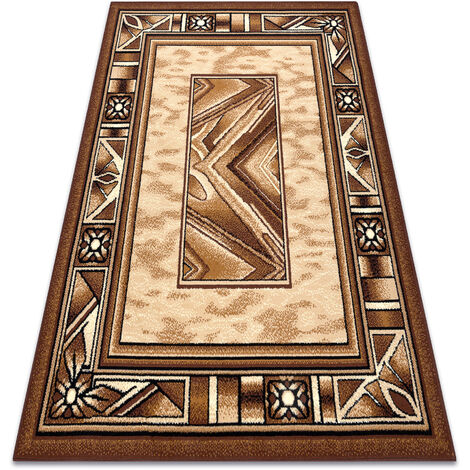 Tapiso Essence Tapis Shaggy Poil Long Moderne Beige Foncé Uni Salon