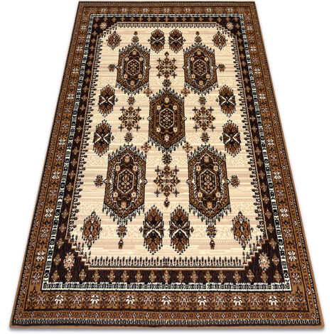 BCF Tapis Morad ZEGARY horloges, classique - beige beige 80x150 cm (1/5)