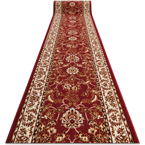 TAPIS DE COULOIR BCF MORAD Klasyk classique bordeaux 90 cm red 90x130 cm (1/5)