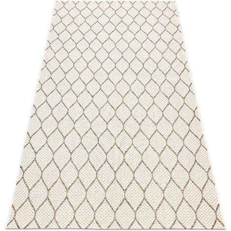Tapis SIZAL BOHO 46211061 treillis beige beige 80x150 cm (1/5)