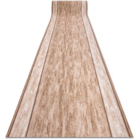 TAPIS DE COULOIR  antidérapant RAMA beige 80cm beige 80x400 cm (1/5)
