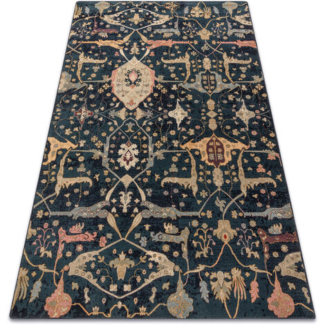 Tapis en laine POLONIA Persej oriental bleu foncé  blue 200x300 cm (1/5)