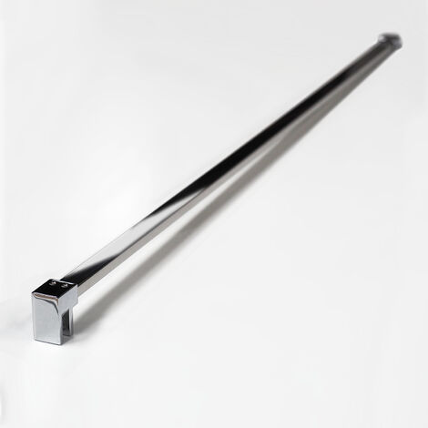120 cm chrom Dusche Stabilisationsstange Glas-Wand ‎Stabilisationsbügel Glasstärke 6 mm 8 mm 10 mm Edelstahl Eckig