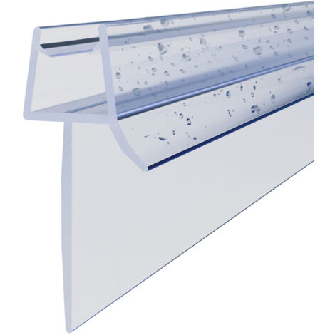80cm Duschdichtungen mit extra verlängerter Dichtlippe für Drehfalttür Duschtür Gerade Glasstärke 8mm