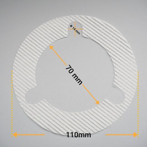 WITEN&NOCK Haarfänger – Haarsieb für Duschabläufe, Ablaufgarnituren & 90 mm Abflüsse Haarfilter 10er Set