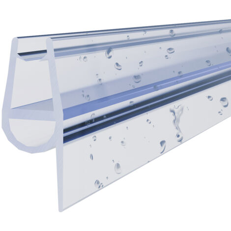 WITEN&NOCK Duschdichtung unten gerade Wasserabweiser Dichtungsprofile Ersatzdichtung für 8-10 mm Glasstärke 80 cm