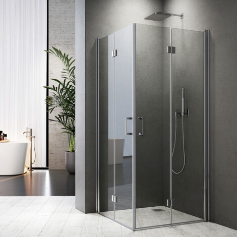 WITEN&NOCK Ersatzdichtung mit extra verlängerter Lippe abreißbar Duschtürdichtung für Falttür Schwingtür Glasstärke 5 mm 6 mm Länge 70 cm