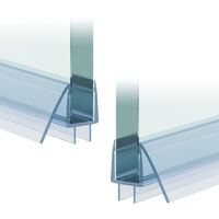 WITEN&NOCK Duschdichtung 2x90 Cm – Für 10 Mm Glas, Wasserabweisend & Einfach Zu Montieren