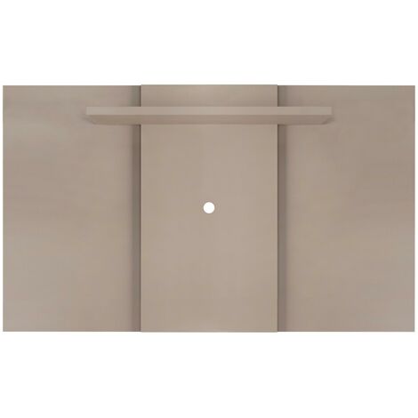 Wall Mounted TV Back Panel Grey Living Room Floating Entertainment Media Unit