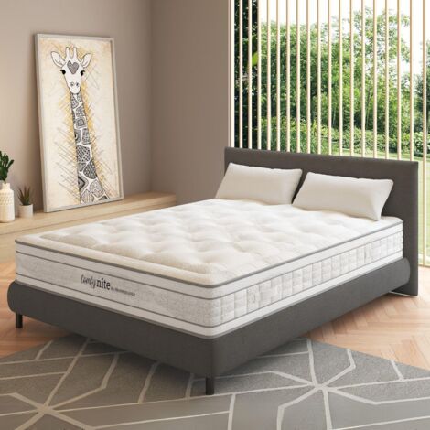 Pocket Sprung Luxury Quilted Mattress 4ft6 Double Medium Firmness 28cm Depth