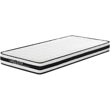 Bonnell Coil System White Quilted Mattress 3ft Single Medium Firmness Flat Pack