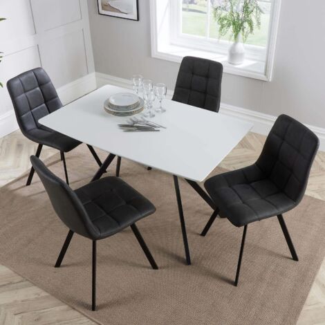 Luxor Dining Set Grey Chairs