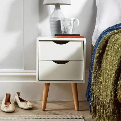 Artiss vintage on sale bedside table