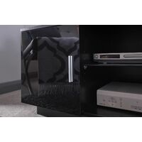 Modern TV Cabinet High Gloss Black Television Stand Suitable for 55 Inch Lima
