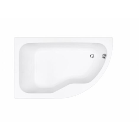 Baignoire asymétrique POP 160x100 cm - Gauche - SANS Tablier