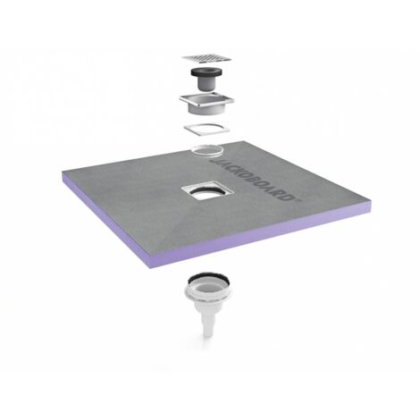 Receveur JACKOBOARD Aqua Centré 90X90 SV
