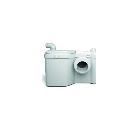 Watermatic – Broyeur adaptable WC et lavabo 2 entrées – Puissance 470W – Dimensions 435x215x330mm – Installation facile en espaces restreints (1/10)