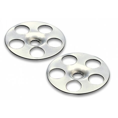Jackon Insulation – Lot de 100 rondelles inox 36mm – Acier inoxydable pour panneaux à carreler – Fixation durable – 5 pièces par m²