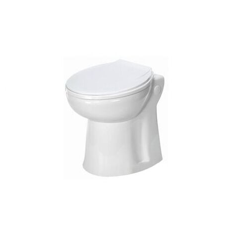 WC compact avec broyeur à pompe centrifuge intégrée - Fabrication Francaise