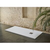 Receveur de douche à poser léger 90x120cm – Revêtement Gel-Coat – Antidérapant classe 3 – Hydrofuge et antibactérien – Doccia