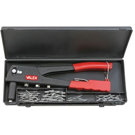 Rivettatrice Manuale Kippen Con Rivetti Assortiti - 4 Ugelli Intercambiabili - Foto 5